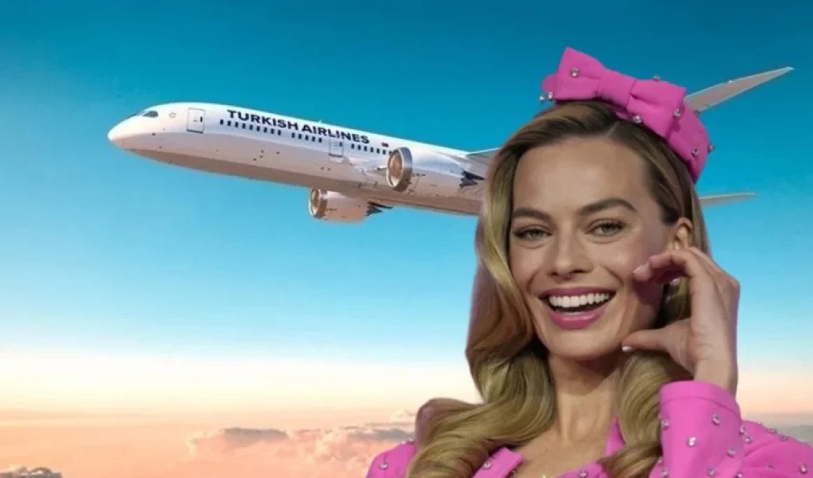 Margot Robbie ("Barbie") ist das neue Werbegesicht von THY für Australienflüge (Bild:12punto)